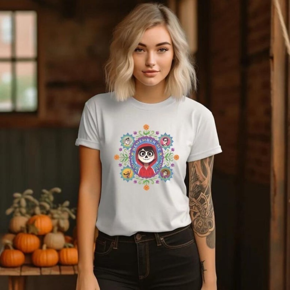 Coco Tshirt Disney Coco Coco Movie Remember Me Disney Tshirt